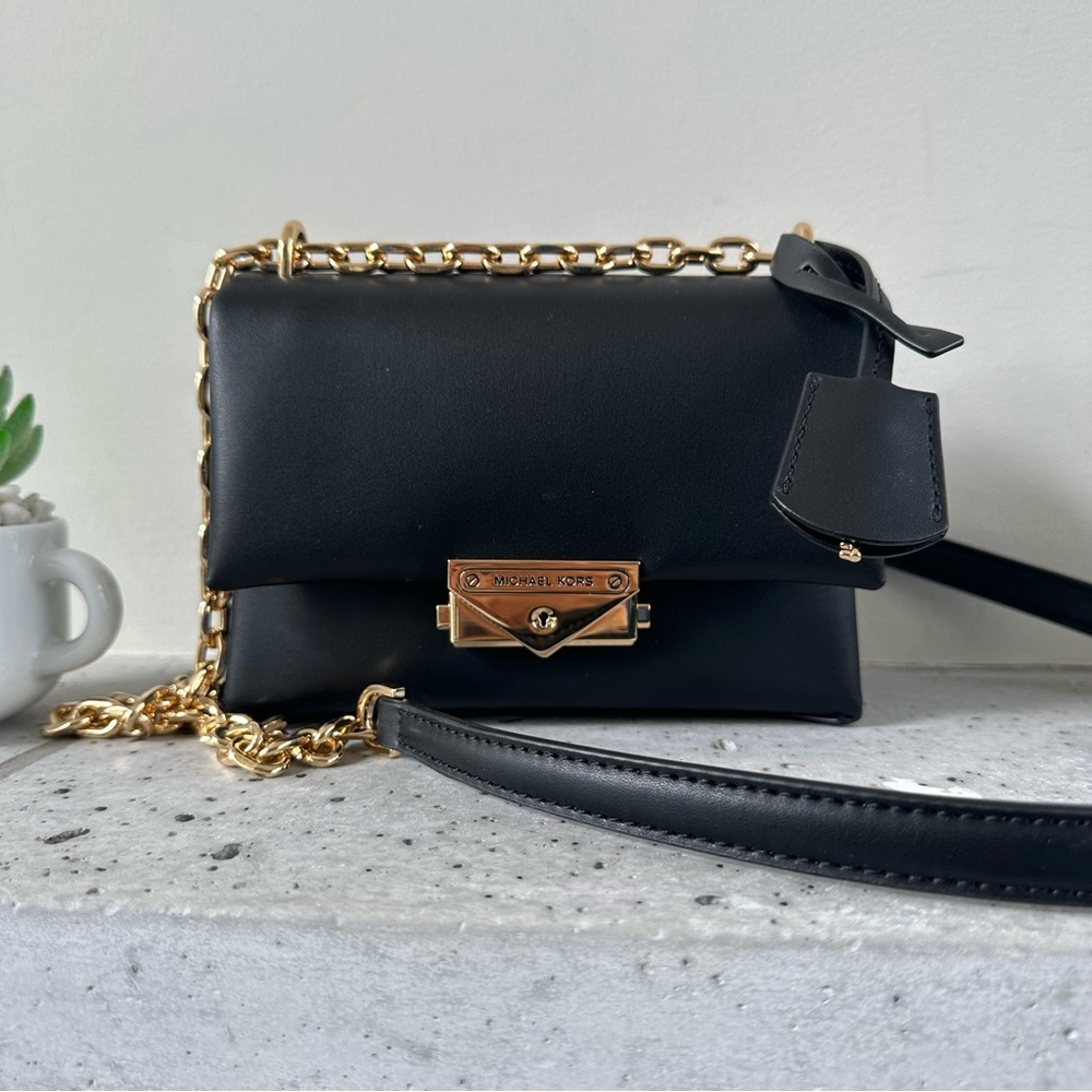 NWT Michael Kors Cece Small Faux Leather Shoulder Bag